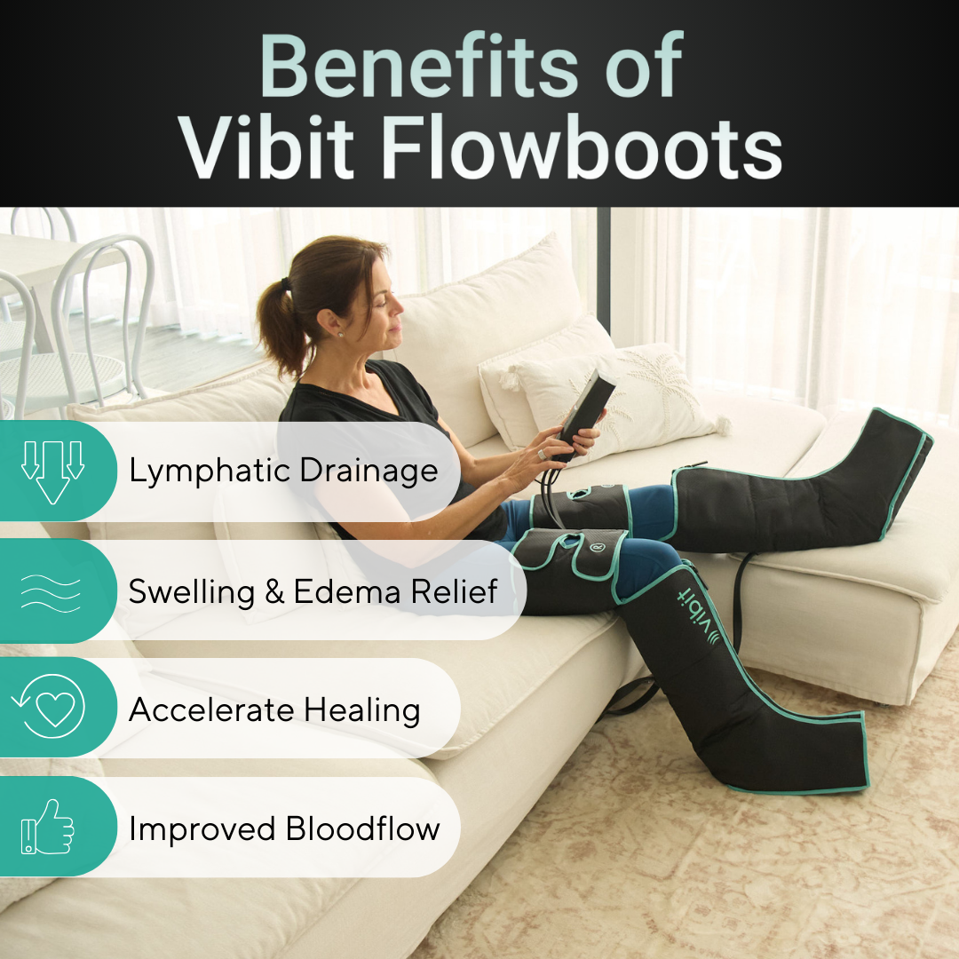 Vibit FlowBoots - Wireless Heated Compression Boots